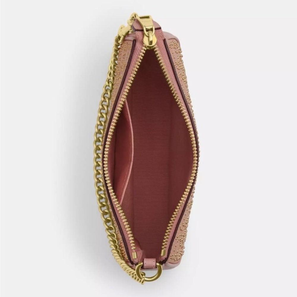 NWT COACH Nolita 19 With Signature Rivets Leather in‎ Pink - Picture 3 of 9